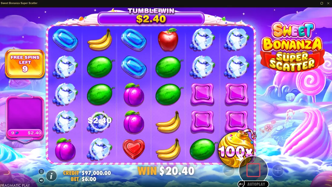 Scatter Pays Example Sweet Bonanza Super Scatter